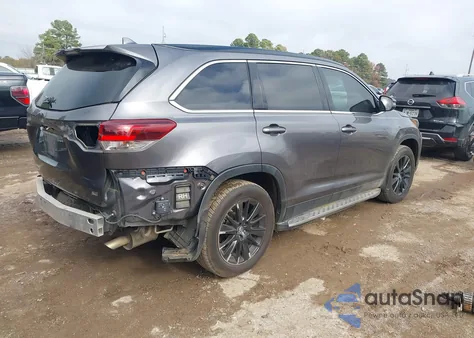 2019 Toyota Highlander Se from USA, damaged, VIN 5TDKZRFH8KS355238